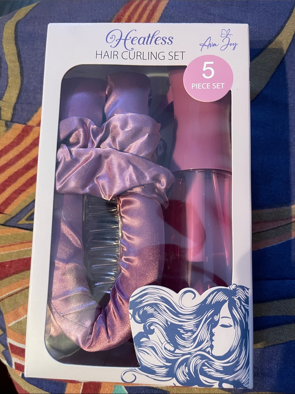 Heatless Hair Curling Set by Ava Joy - Pink